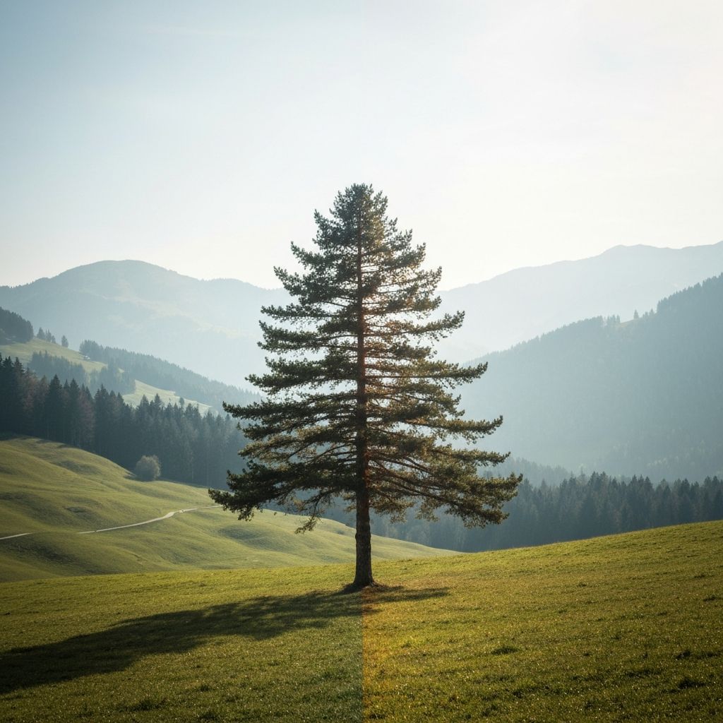 Baum im Jahreszyklus